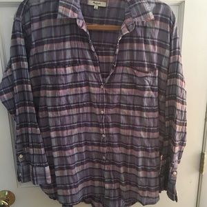 Madewell Plaid Button Down